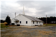 White Church with Parking Lot
