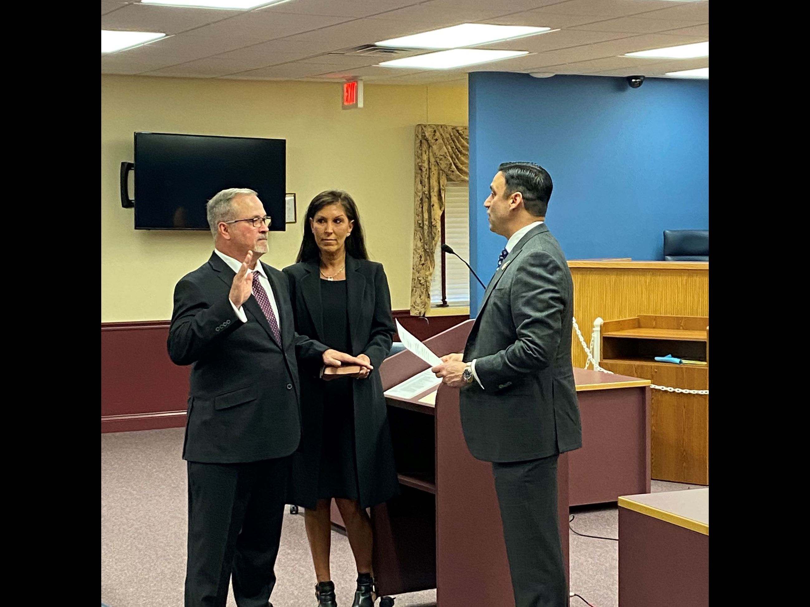 Jake Being Sworn in 2022