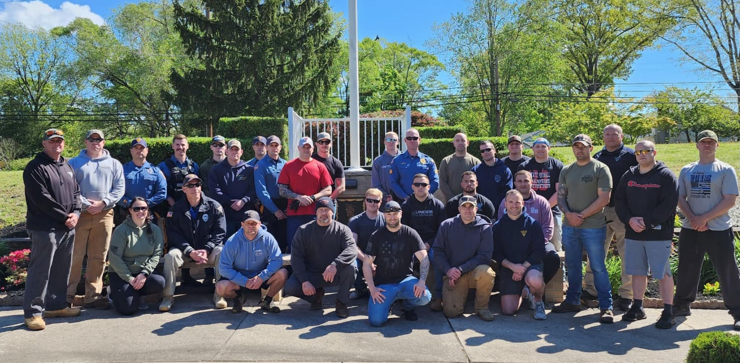 Police Officers at Gonzalez Cleanup